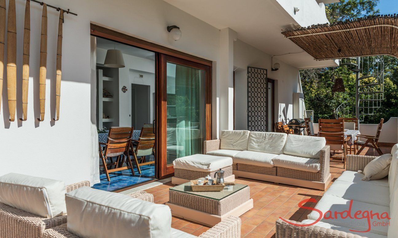 Apartment Orri 3 | Grande terrazza con divano esterno App. Orri 3 Tortoli Costa Est Sardegna