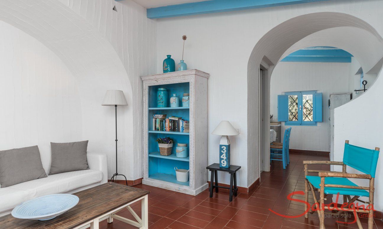 Casa 17 | Angolo lettura e relax con annesso sala da pranzo Casa 17, Sant Elmo, Sud Sardegna