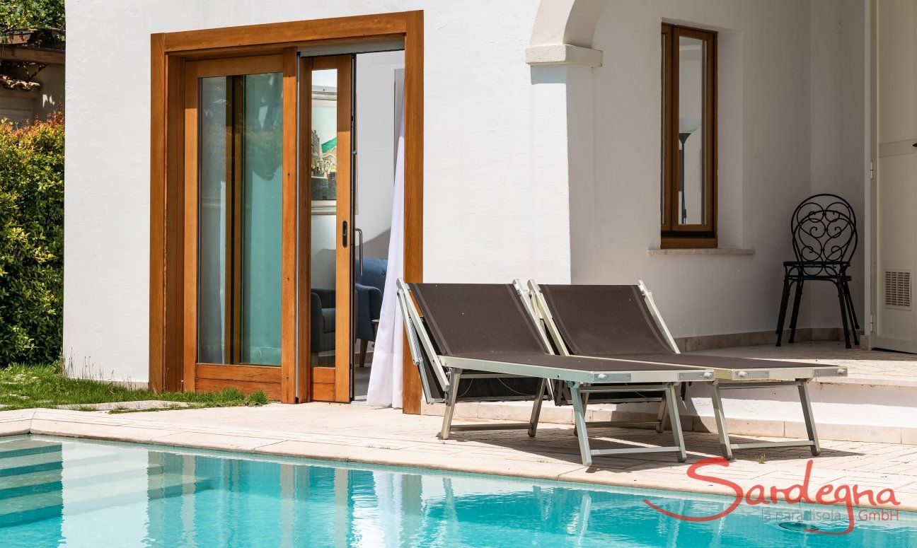 Villa del Campo | Salotto con piscina privata Villa del Campo, Is Molas, Pula