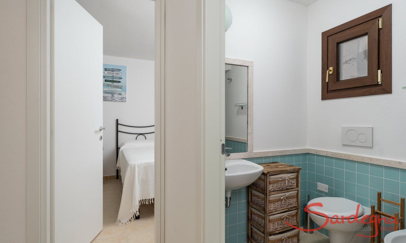 Villa del Campo | Camera 5 con letto matrimoniale nel piano interrato Villa del Campo, Is Molas, Pula