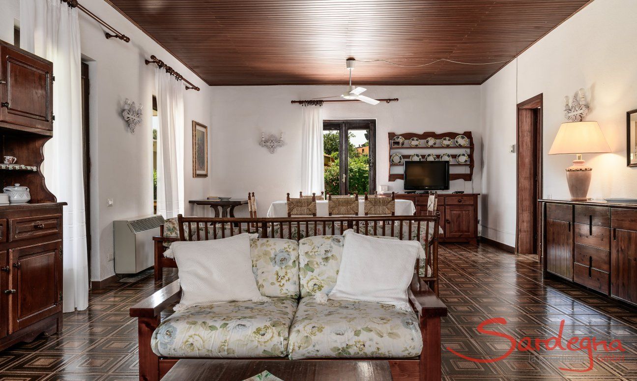 Villa Palme | Grande sala con zona relax e zona per mangiare Villa Palme, Costa Rei