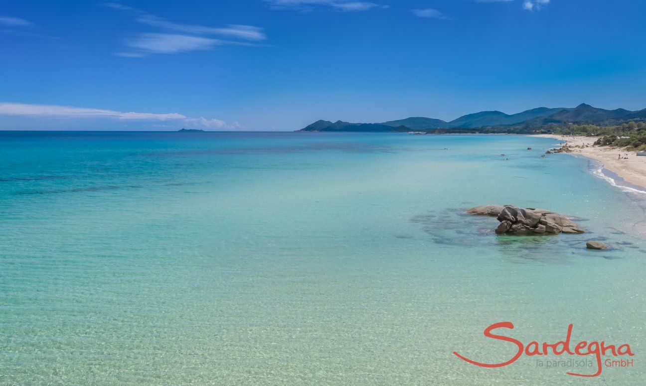 Spiaggia di sabbia a Costa Rei