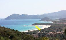 Villa Serena | Posizione della casa sulla spiaggia di Costa Rei Posizione di Villa Serena, Costa Rei