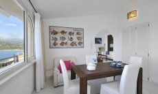 Apartment Azzurra | Sala da pranzo con vista mare Sala da pranzo