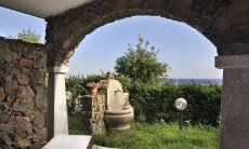 Apartment Castededdu 9 | Terrazza e giardino con vista mare Giardino