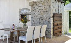 Li Conchi 1 | Terrazza coperta con tavolo per mangiare all'aria aperta Terrazza