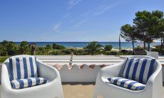 Villa Graziano | Terrazza sopraelevata con vista mare Terrazza sopraelevata