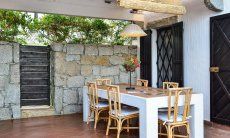 Casa 8 | Grande tavolo in granito per mangiare all'aperto Pranzo Terrazza