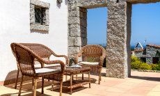 Li Conchi 31 | Angolo Relax sul patio con vista mare Angolo Relax