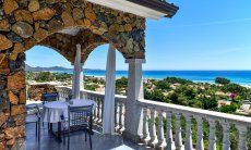 Apartment Castededdu 5 | Terrazza semi coperta con vista mare mozzafiato Vista mare