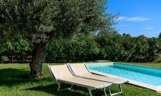 Villa Campidano 21 | Piscina con lettini da sole Piscina con lettini da sole a Villa Campidano 21