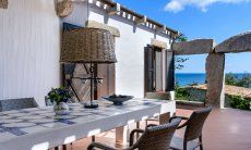 Terrazza con tavolo e vista mare, Casa 15, Sant Elmo