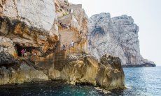 Scala e Ingresso alle Grotte di Nettuno ad Alghero