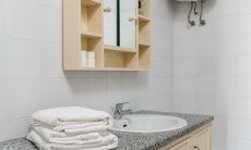 Casa 1 | Lavandino nel bagno 1 Casa 1 Sant Elmo Sardegna del Sud
