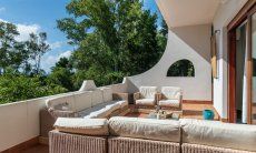 Apartment Orri 3 | Divano esterno sulla terrazza con vista mare App. Orri 3 Tortoli Costa Est Sardegna