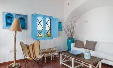 Casa 17 | Angolo divano con vista mare Casa 17, Sant Elmo, Sud Sardegna