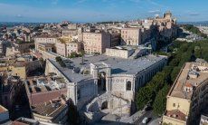 Vista sul Bastione e il quartiere storico di Castello