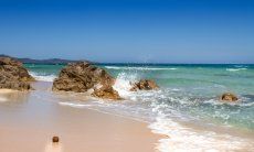 Spiaggia di sabbia e un mare cristallino