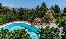 Villa Aquila Alta | Piscina privata con vista sulle colline di Is Molas New Picture